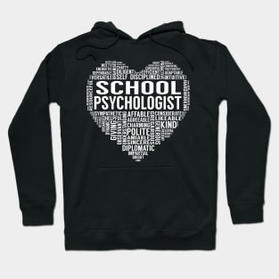 School Psychologist Heart Hoodie